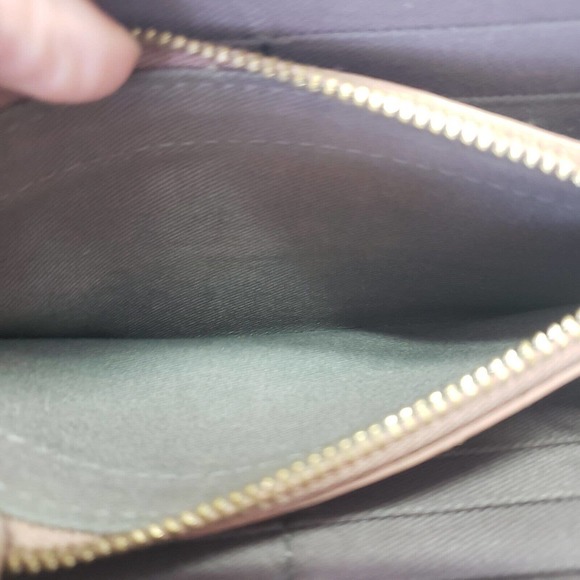 See By Chloe Geniue Leather Zip Around Wallet Beige Light Brown Large Clutch - Picture 5 of 11